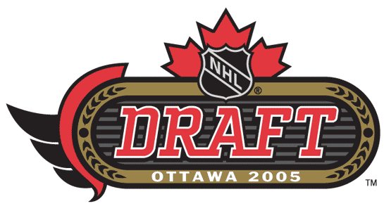 NHL Draft 2005 Unused Logo iron on transfers for clothing